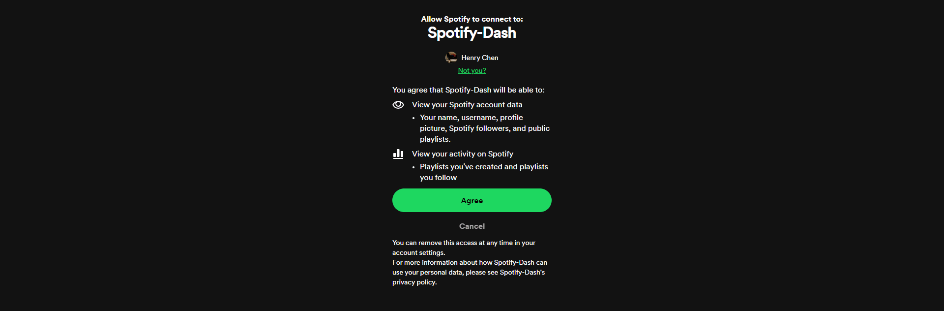 SpotiRecc project screenshot